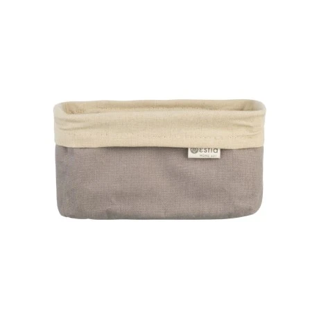 STORAGE BASKET FJORD WITH INTERNAL CLOTHING 20x10x10cm DRIFTWOOD