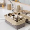STORAGE BASKET FJORD WITH INTERNAL CLOTHING 20x10x10cm DRIFTWOOD