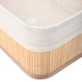 STORAGE &amp; ORGANIZER  BOX BAMBOO ESSENTIALS 24.5x10cm WITH CLOTHING