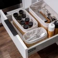 STORAGE &amp; ORGANIZER  BOX BAMBOO ESSENTIALS 24.5x10cm WITH CLOTHING