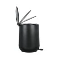 BATHROOM BIN FJORD SOFT CLOSE 5lt BLACK