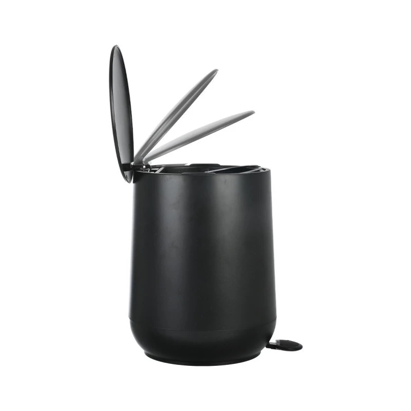 BATHROOM BIN FJORD SOFT CLOSE 5lt BLACK