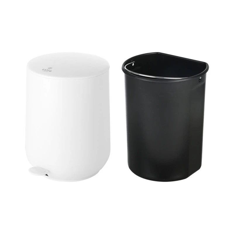 BATHROOM BIN FJORD SOFT CLOSE 5lt WHITE