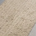 BATHROOM MAT SHAGGY 80x50cm POLYESTER TAUPE