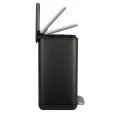 BATHROOM BIN CUBIC SOFT CLOSE 6lt BLACK
