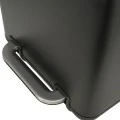 BATHROOM BIN CUBIC SOFT CLOSE 6lt BLACK