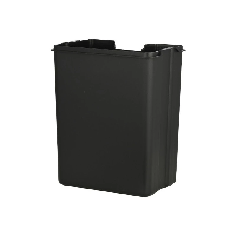 BATHROOM BIN CUBIC SOFT CLOSE 6lt BLACK