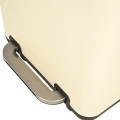 BATHROOM BIN CUBIC SOFT CLOSE 6lt IVORY
