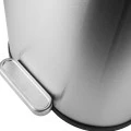 BATHROOM BIN OVOID SOFT CLOSE 6lt INOX
