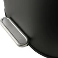BATHROOM BIN OVOID SOFT CLOSE 6lt BLACK