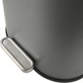 BATHROOM BIN OVOID SOFT CLOSE 6lt GREY