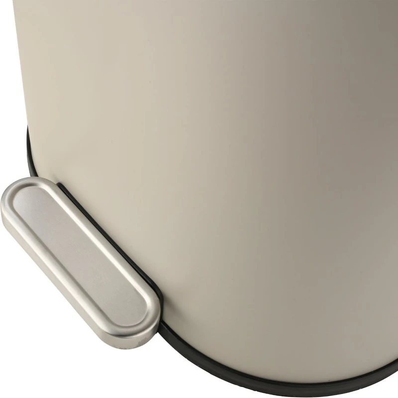 BATHROOM BIN OVOID SOFT CLOSE 6lt TAUPE