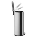 KITHCEN TRASH CAN OVOID SOFT CLOSE 30LT INOX