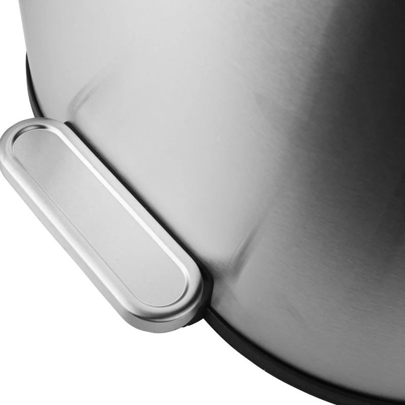 KITHCEN TRASH CAN OVOID SOFT CLOSE 30LT INOX
