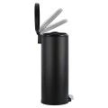KITHCEN TRASH CAN OVOID SOFT CLOSE 30LT BLACK