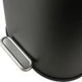 KITHCEN TRASH CAN OVOID SOFT CLOSE 30LT BLACK