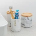 TOOTHBRUSH HOLDER MARBLE POLYRESIN
