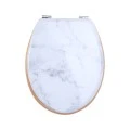 TOILET SEAT MARBLE WITH ZYNC ALLOY HINGES