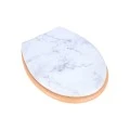 TOILET SEAT MARBLE WITH ZYNC ALLOY HINGES