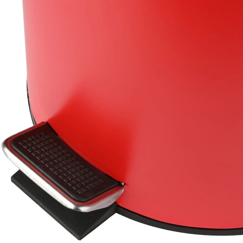 BATHROOM BIN CLASSIC SOFT CLOSE 5lt MATTE RED