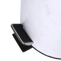 BATHROOM BIN MARBLE SOFT CLOSE 5lt