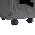 LAUDRY BASKET WITH WHEELS GREY