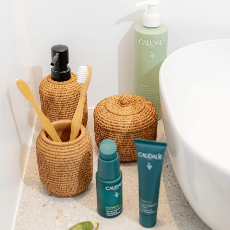 TOOTHBRUSH HOLDER ROPE POLYRESIN