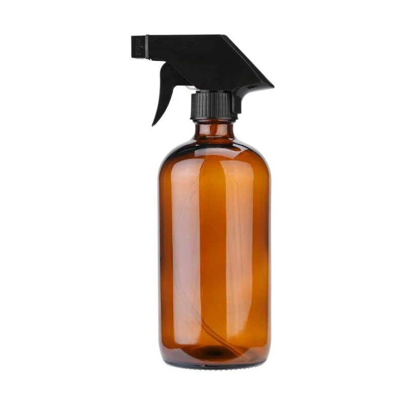 SPRAY CONTAINER AMBER GLASS