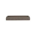 BATHROOM PLATE WIRE POLYRESIN GREY 19x10.3x2.8cm