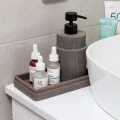 BATHROOM PLATE WIRE POLYRESIN GREY 19x10.3x2.8cm