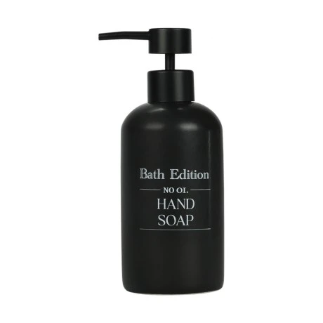 SOAP DISPENSER MYST 310ml STONEWARE BLACK