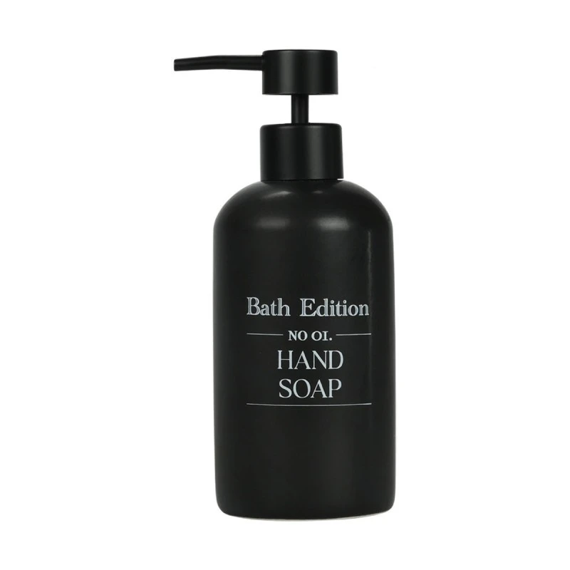 SOAP DISPENSER MYST 310ml STONEWARE BLACK
