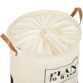 LAUNDRY BASKET PLAN 60lt FOLDABLE WITH HANDLES 40x40x50cm