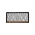 STORAGE &amp; ORGANISER BASKET WIRED METALLIC 24x16.5x11cm BLACK