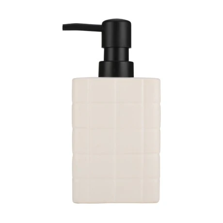 SOAP DISPENSER TILES CERAMIC 450ml 7.5x15cm WHITE
