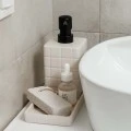 BATHROOM PLATE TILES CERAMIC 20x10x2cm WHITE