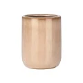 TOOTHBRUSH HOLDER SATIN CERAMIC 7.5x7.5x9cm