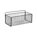 STORAGE CONTAINER CAGE HANGING METAL BLACK