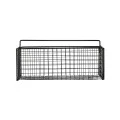 STORAGE CONTAINER CAGE HANGING METAL BLACK
