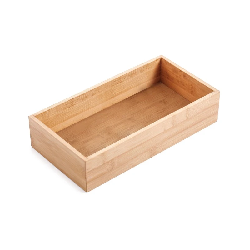 ORGANIZER BOX BAMBOO ESSENTIALS 26X18.5X8.3CM STACKABLE
