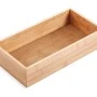 ORGANIZER BOX BAMBOO ESSENTIALS 26X18.5X8.3CM STACKABLE