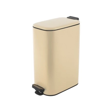 KITCHEN TRASH CAN SOFT CLOSE SLIM 30lt MATTE IVORY