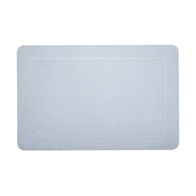 BATHROOM MAT 39x60cm GREY DIATOMITE