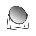 TABLE MIRROR WITH METAL BASE