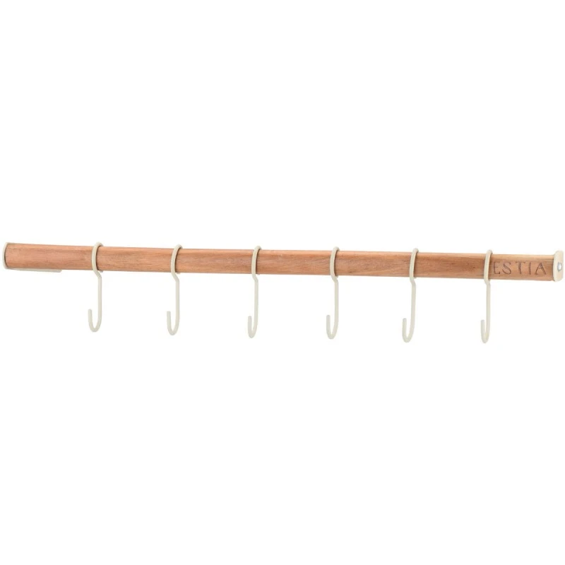WALL KITCHEN HANGER WITH 6 HOOKS