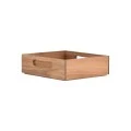 ORGANIZING BOX ALLURE STACKABLE WITH HANDLES 20X17.5CM