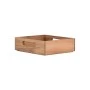ORGANIZING BOX ALLURE STACKABLE WITH HANDLES 20X17.5CM