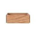 ORGANIZING BOX ALLURE STACKABLE WITH HANDLES 20X17.5CM