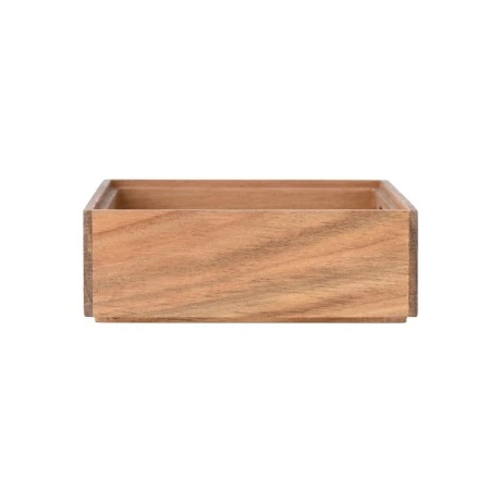 ORGANIZING BOX ALLURE STACKABLE WITH HANDLES 20X17.5CM