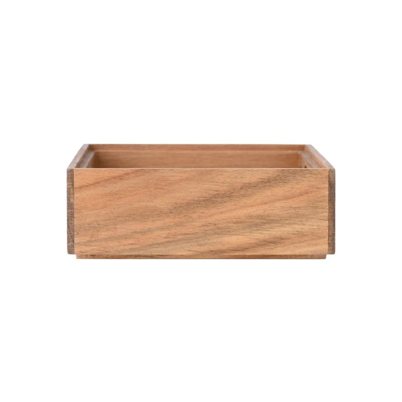 ORGANIZING BOX ALLURE STACKABLE WITH HANDLES 20X17.5CM